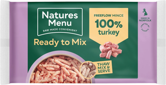 Natures Menu Freeflow Mince Turkey 2kg