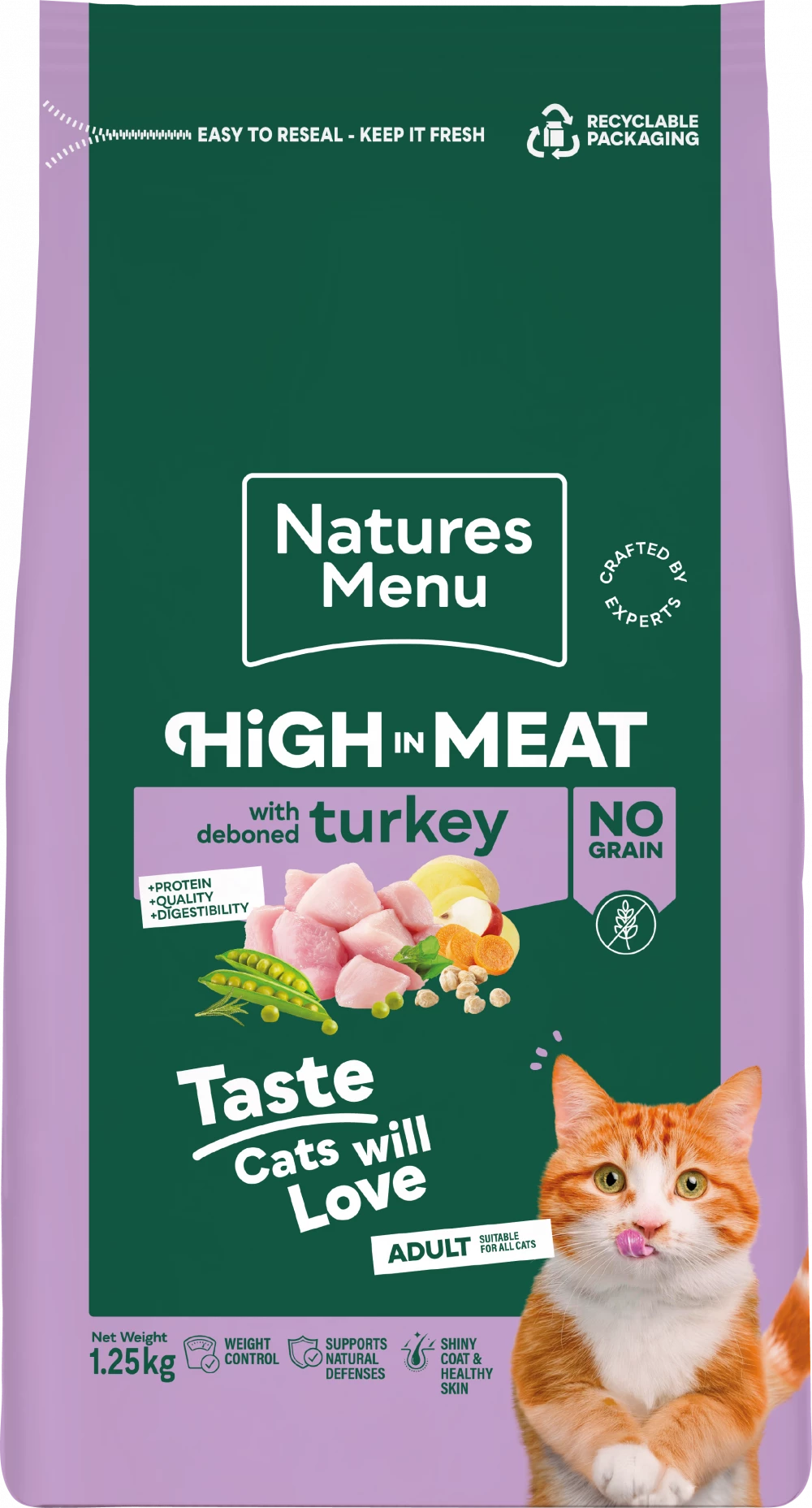 Natures Menu High Meat Cat Food Turkey – Wildwood Pets
