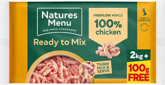 Natures Menu Freeflow Mince Chicken 2kg