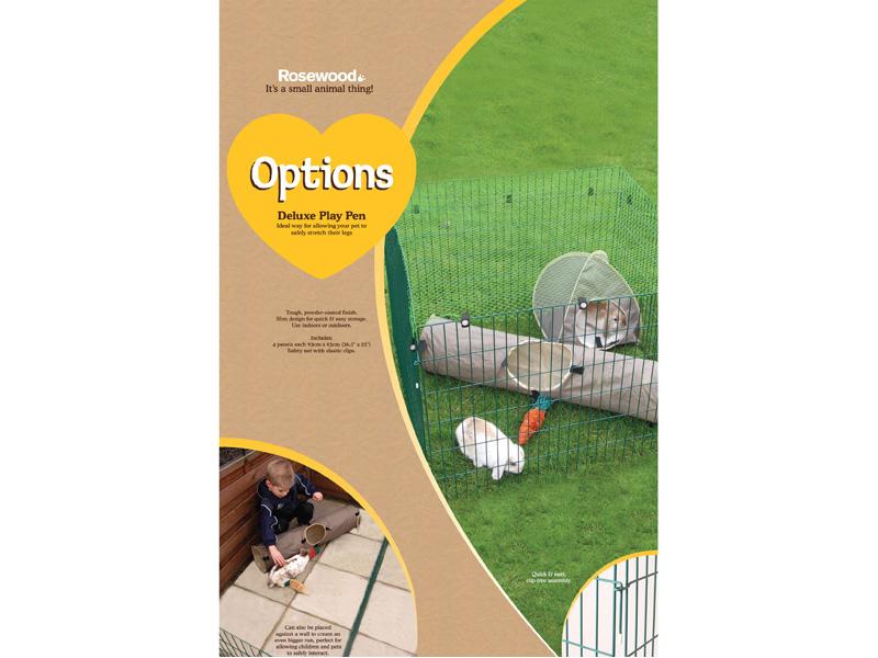 Rosewood Deluxe Play Pen With Net