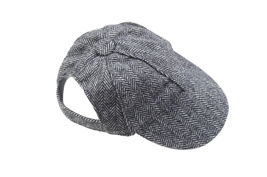 House of Paws Dog Grey Tweed Hat