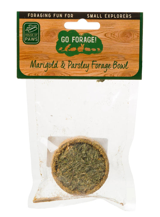 House of Paws Small Animal Forage Bowl - Marigold
