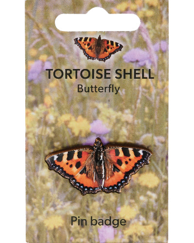 Westair 3D Pin Badge - Tortoise Shell Butterfly