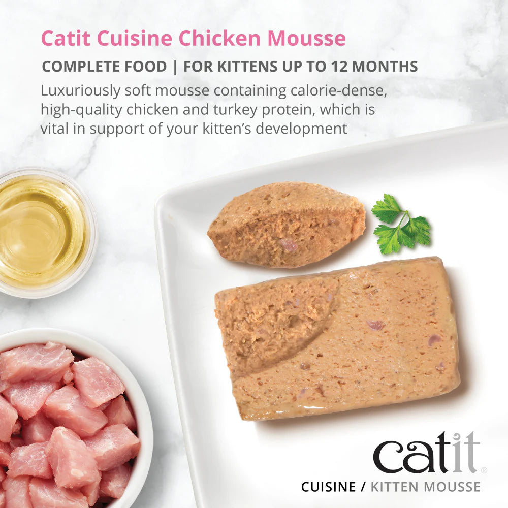 Catit Cuisine Kitten Chicken Mousse 90g